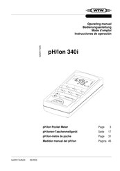 wtw pH/Ion 340i Mode D'emploi