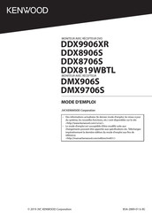 Kenwood DDX9906XR Mode D'emploi