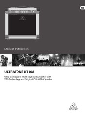 Behringer ULTRATONE KT108 Manuel D'utilisation