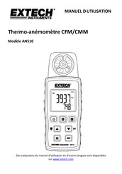 Extech Instruments AN510 Manuel D'utilisation