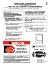 Kingsman Fireplaces MQFDV453N Instructions D'installation