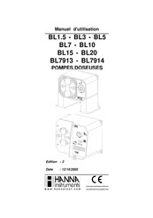 Hanna Instruments BL7914 Manuel D'utilisation