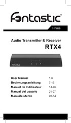 Monacor Fantastic Prime RTX4 Manuel De L'utilisateur