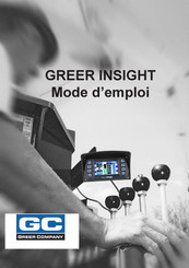 GREER Company INSIGHT Mode D'emploi