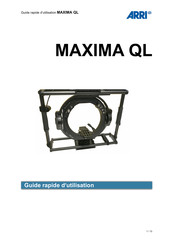 ARRI MAXIMA QL Guide Rapide D'utilisation