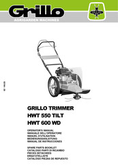 Grillo HWT 550 TILT Manuel D'utilisation