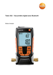 TESTO 552 Mode D'emploi