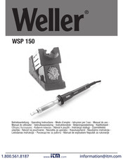 Weller WSP 150 Mode D'emploi