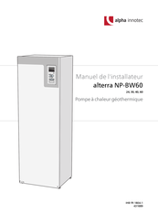 alpha innotec alterra NP-BW30 Manuel De L'installateur