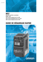 Omron MX2 Guide De Démarrage Rapide