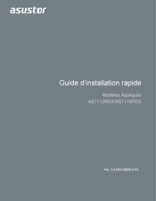 ASUSTOR AS7116RDX Guide D'installation Rapide