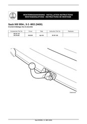 Saab 55 25 053 Instructions De Montage