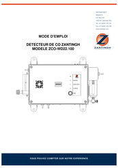 ZANTINGH ZCO-WD22.100 Mode D'emploi