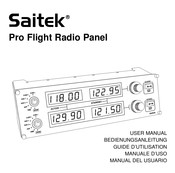Saitek Pro Flight Radio Panel Guide D'utilisation