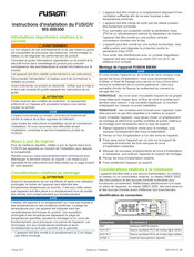 Fusion MS-BB300 Instructions D'installation