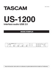 Tascam US-1200 Mode D'emploi