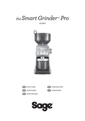 Sage Smart Grinder Pro BCG820 Guide Rapide