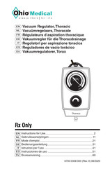 Ohio Medical Thoracic Mode D'emploi