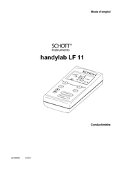 SCHOTT Instruments handylab LF 11 Mode D'emploi
