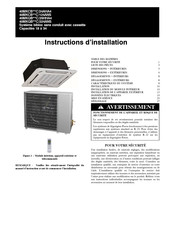 Carrier 40MKCB34C 3 Série Instructions D'installation