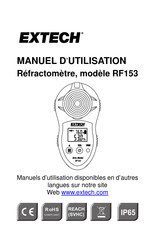 Extech RF153 Manuel D'utilisation