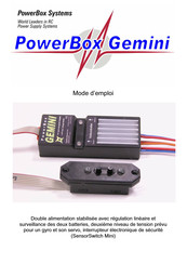 PowerBox Systems Gemini Mode D'emploi