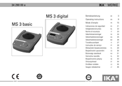 IKA MS 3 digital Mode D'emploi