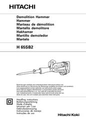 Hitachi H 65SB2 Mode D'emploi