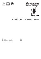 pullman Ermator T 18000 Manuel D'utilisation