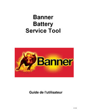 Banner Battery Service Tool Guide De L'utilisateur