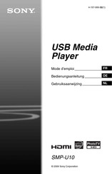 Sony SMP-U10 Mode D'emploi