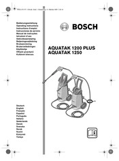 Bosch AQUATAK 1250 Instructions D'emploi