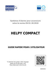 Esse-ti Helpy Compact W/O LED 5HL-603 Guide Rapide De L'utilisateur