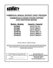 Summit SCFM82 Mode D'emploi