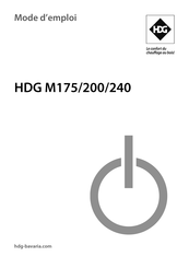 HDG M200 Mode D'emploi