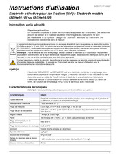 Hach ISENa38101 Instructions D'utilisation