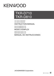 Kenwood TKR-D710 Mode D'emploi