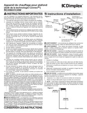 Dimplex RCH5031CXWRCH5031CXW Instructions D'installation