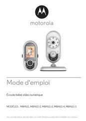 Motorola MBP621-S Mode D'emploi