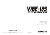 JB Systems VIBE-18S Mode D'emploi