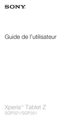Sony SGP351 Guide De L'utilisateur