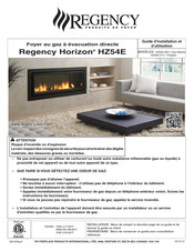 Regency Horizon HZ54E-NG11 Guide D'installation Et D'utilisation