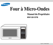 Samsung MW1281STB Manuel Du Propriétaire
