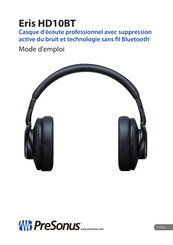 PRESONUS Eris HD10BT Mode D'emploi