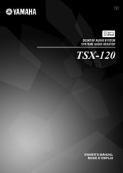Yamaha TSX-120 Mode D'emploi