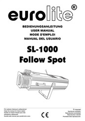 EuroLite SL-1000 Follow Spot Mode D'emploi