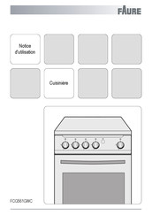 FAURE FCG561GWC Notice D'utilisation