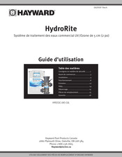 Hayward HydroRite HYR2CSC-UVO-CUL Guide D'utilisation