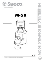 Saeco M-50 Mode D'emploi Et D'entretien