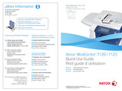 Xerox WorkCentre 7125 Petit Guide D'utilisation